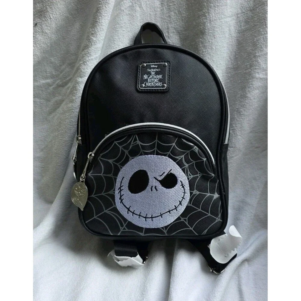 NWT Tim Burton's The Nightmare Before Christmas Backpack Black